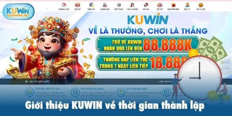 Giới thiệu KUWIN về thời gian thành lập 